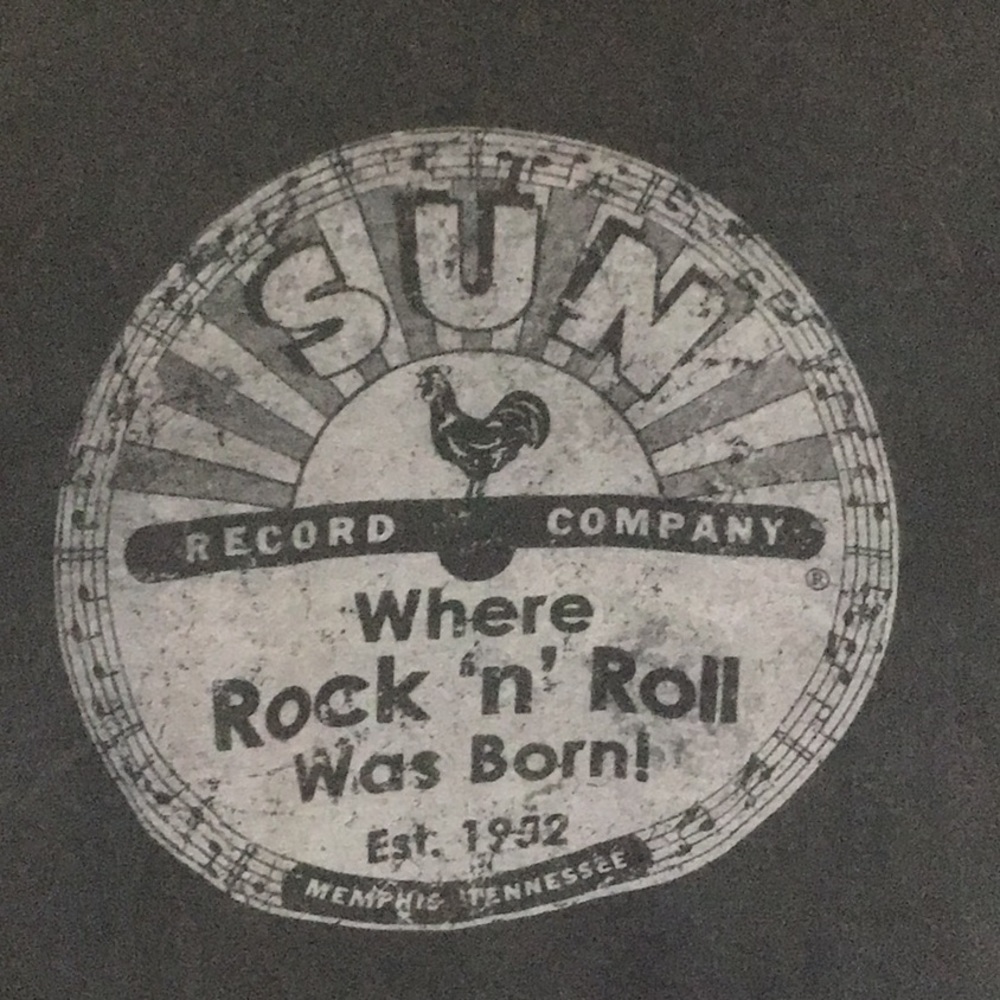 Sun Records Gray T Shirt Sz M